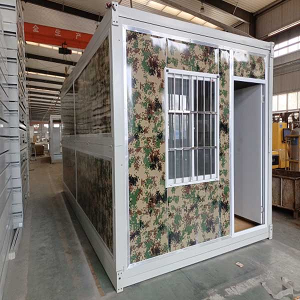 Factory Supply hot sale 20ft foldable container home folding office container house with living room