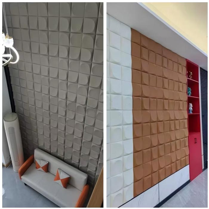 3D Bread Bricks Modern Style Design Indoor Use PU Bread Brick Polyurethane Artificial Stone PU Stone Culture Wall Panel