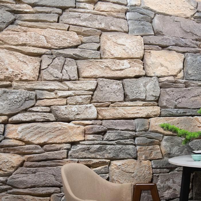 3D PU Artificial Patch Background Wall Veneer Decoration Available Indoors and Outdoors Pu Stone Wall Panel