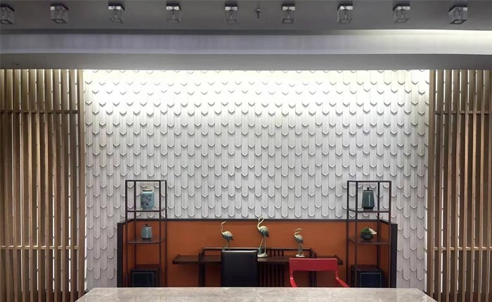 New Design 3D Wall Decorative PU Faux Stone Waterproof Foam Board Artificial PU Feather Stone Wall Panel