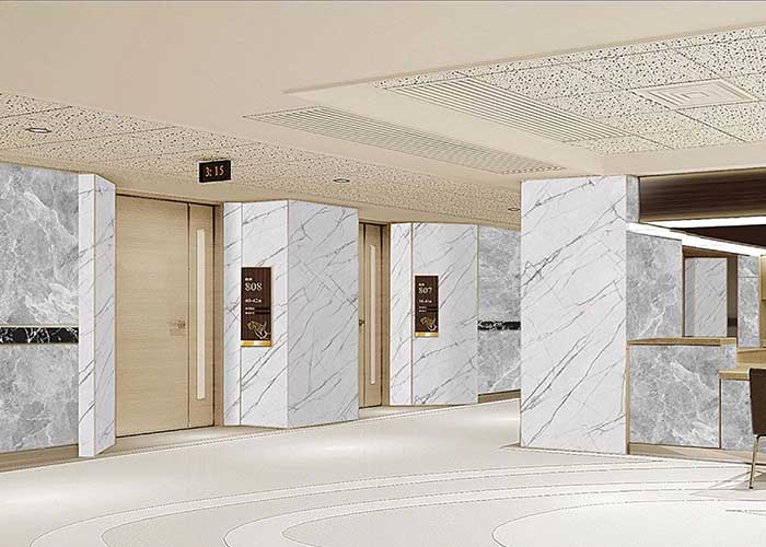 plastic stone panels marble outlook surface rock look pvc uv plastic wall board