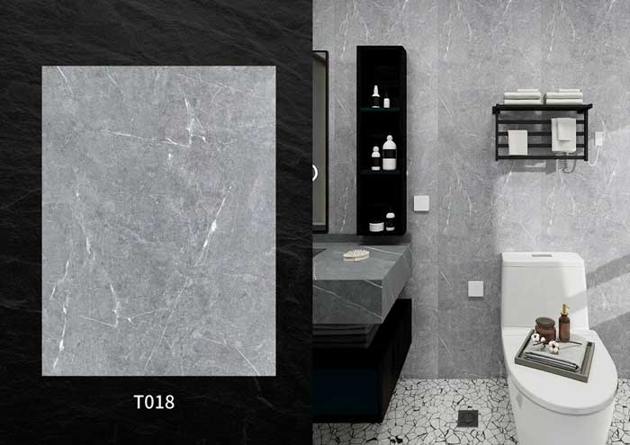 Bathroom wall cladding SPC wall panel interlocks waterproof wall board popular for hotel shower room